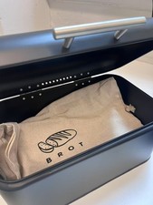 Brotkasten klappdeckel schwarz gebraucht kaufen  Unterschleißheim