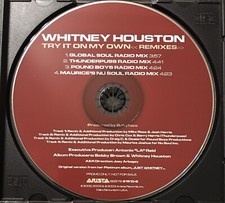 WHITNEY HOUSTON - Try It On My Own REMIXES RARE OOP PROMO 1991 CD Single comprar usado WHITNEY HOUSTON - Try It On My Own REMIXES RARE OOP PROMO 1991 CD Single comprar usado  Enviando para Brazil