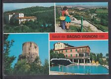 Cartolina saluti bagno usato  Italia