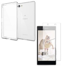 MINI PROTETOR DE TELA DE VIDRO TEMPERADO COMPACTO PARA SONY XPERIA Z5 + ESTOJO TRANSPARENTE TPU comprar usado  Enviando para Brazil