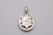 Victorian silver locket for sale  BATH