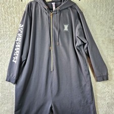 Macacão de lã Savage X Fenty 3X forrado de lã aconchegante uma peça com capuz relaxado comprar usado  Enviando para Brazil