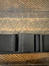 Cinto Michael Kors masculino tamanho 34” polegadas L preto sobre preto logotipo elástico clipe de velocidade, usado comprar usado  Enviando para Brazil