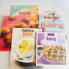 Lote de 6 libros de cocina para hornear pasteles a granel galletas galletas rebanadas postres, usado segunda mano  Embacar hacia Argentina