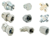 Hydraulic adaptors male for sale  DARWEN