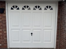 White garage door for sale  NUNEATON