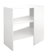 wood white shelves stackable for sale wood white shelves stackable for sale Ashford