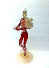 Vaso de vidro arte castiçal vermelho rubi Murano Barovier & Toso, usado comprar usado  Enviando para Brazil