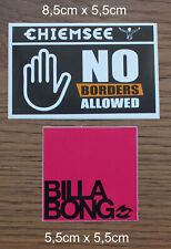 2 Sticker Aufkleber Chiemsee Billabong Surf  Windsurf Kiteboarding Big Wave RAR, usado comprar usado  Enviando para Brazil
