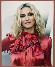Madonna autographed 8x10 for sale  USA