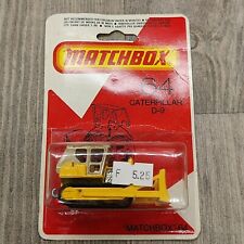 Matchbox caterpillar jaune d'occasion  Gagny