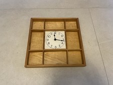 Wanduhr holz fächern gebraucht kaufen  Gütersloh