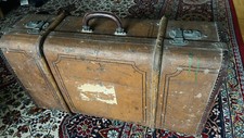 Antigo Vintage Madeira 30" Carro Hot Road Exibição Bagagem Mala Baú, usado comprar usado  Enviando para Brazil