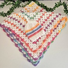 Crochet baby blanket for sale  CAMBRIDGE