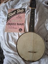 Vintage ukulele banjo d'occasion  Expédié en Belgium