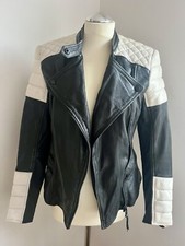 Tigha gesteppte lederjacke gebraucht kaufen  München