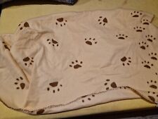 Fleece decke hundepfoten gebraucht kaufen  Haselünne