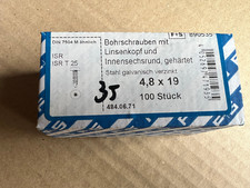 Bohrschrauben 8x19mm 100stück gebraucht kaufen  Lotte