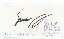 Yann martel signed for sale  Monroe