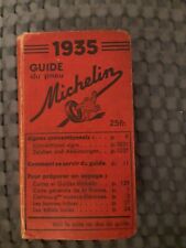 Guide michelin 1935 d'occasion  Paris XIX