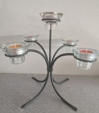Bougeoir métal verre d'occasion  Saint-Raphaël