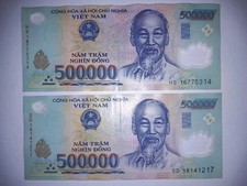 500000 vietnamese dong for sale  EVESHAM