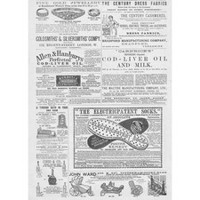 Victorian adverts 1885 for sale  GLASGOW