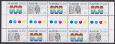 1982 Austrália ABC e calha de rádio tira de 10 desdobrado sem marca de charneira comprar usado  Enviando para Brazil