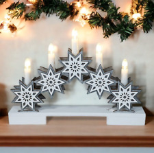Wooden christmas candle for sale  RUNCORN