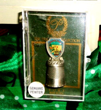 Collectible pewter thimble for sale  Whitney