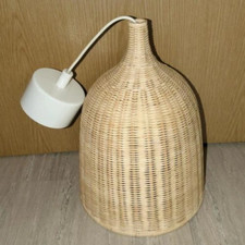 Boho korblampe rattanlampe gebraucht kaufen  Köln