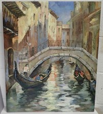 Vtg oil painting for sale  Stockbridge