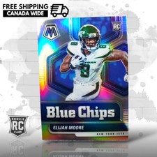 Elijah Moore Rookie 2021 Mosaico Prata Blue Chips Inserir New York Jets RC #15 comprar usado  Enviando para Brazil