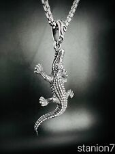 Krokodil anhänger edelstahl gebraucht kaufen  Traunreut