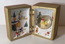 Vintage christmas snowglobe for sale  UK