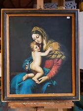 Olio tela madonna usato  Canelli