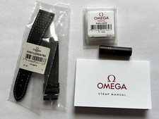 Usado, Autêntica pulseira de couro Omega 19mm (032CUZ009780) e fivela de pino Omega (94511602) comprar usado  Enviando para Brazil
