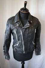 Vtg leathers black for sale  LEEDS