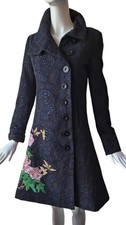 Desigual coat embroidered for sale  Los Angeles