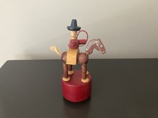 Vintage wood cowboy for sale  Pittsfield