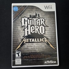 Guitar Hero: Metallica (Nintendo Wii, 2009) Novo na caixa com manual, usado comprar usado Guitar Hero: Metallica (Nintendo Wii, 2009) Novo na caixa com manual, usado comprar usado  Enviando para Brazil
