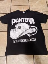 Camisa masculina pantera cowboys from hell tamanho médio black metal rock 2014 Bay Island comprar usado  Enviando para Brazil