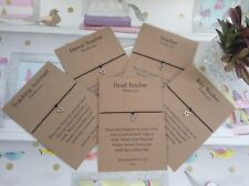 Teacher wish bracelet for sale  ATTLEBOROUGH