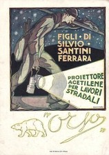 Pubblicita 1919 aquilas usato  Biella
