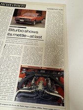 Original 1988 maserati for sale  WIGAN