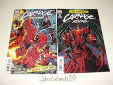 Lote de quadrinhos Carnage Reigns Alpha & Omega #1 Marvel 2023 Vs Miles Morales Stegman comprar usado  Enviando para Brazil