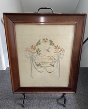 Vintage embroidered fire for sale  STANLEY