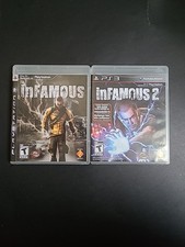Lote de pacotes Infamous 1 e 2 PlayStation 3 PS3 CIB completo comprar usado  Enviando para Brazil