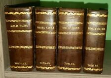 Sacra bibbia 1828. usato  Casalgrande