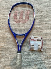 3 raquetes de tênis - 1 Wilson Fusion XL, 1 Wilson Pro Overgrip, 1 Wilson Triumph comprar usado  Enviando para Brazil